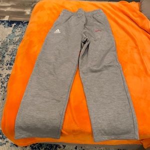 Adidas sweatpants gray size small